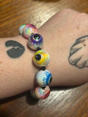 Handmade Eyeball Stretch Bracelet